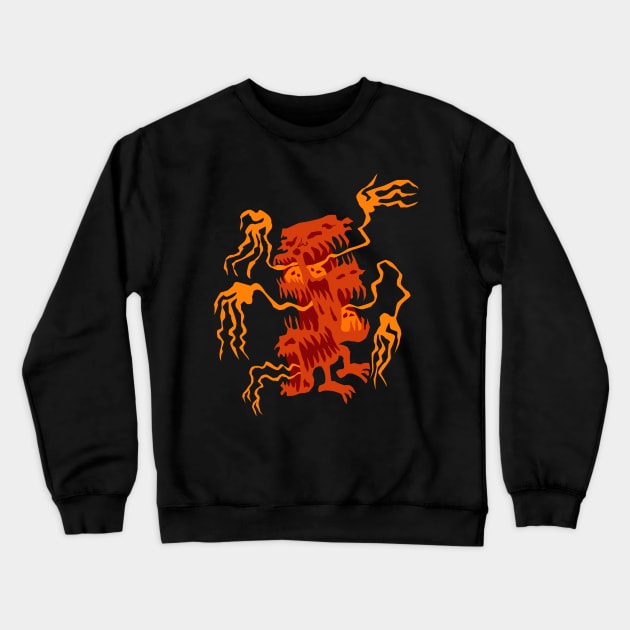 Flames Trip Crewneck Sweatshirt by Gwendal